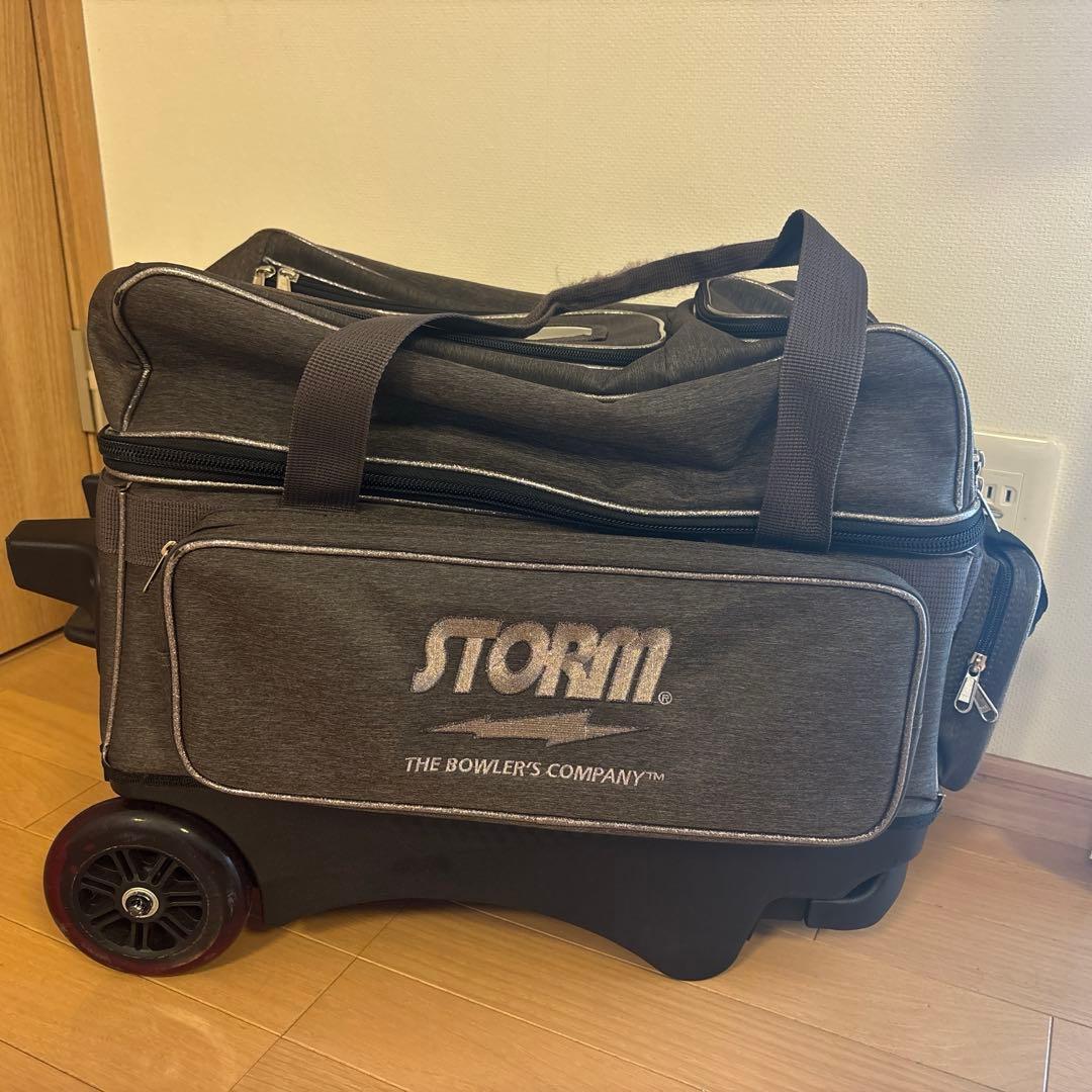 STORM ボウリング用2ボールバッグ　チャコール