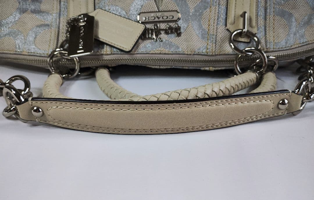 COACH コーチ 2way ショルダーバッグ　花モチーフ