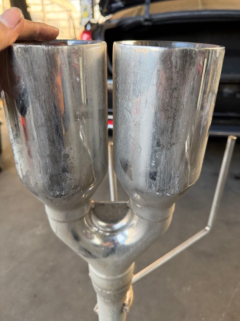 スリーキャッツ リアピースマフラー 21クラウンマジェスタ用