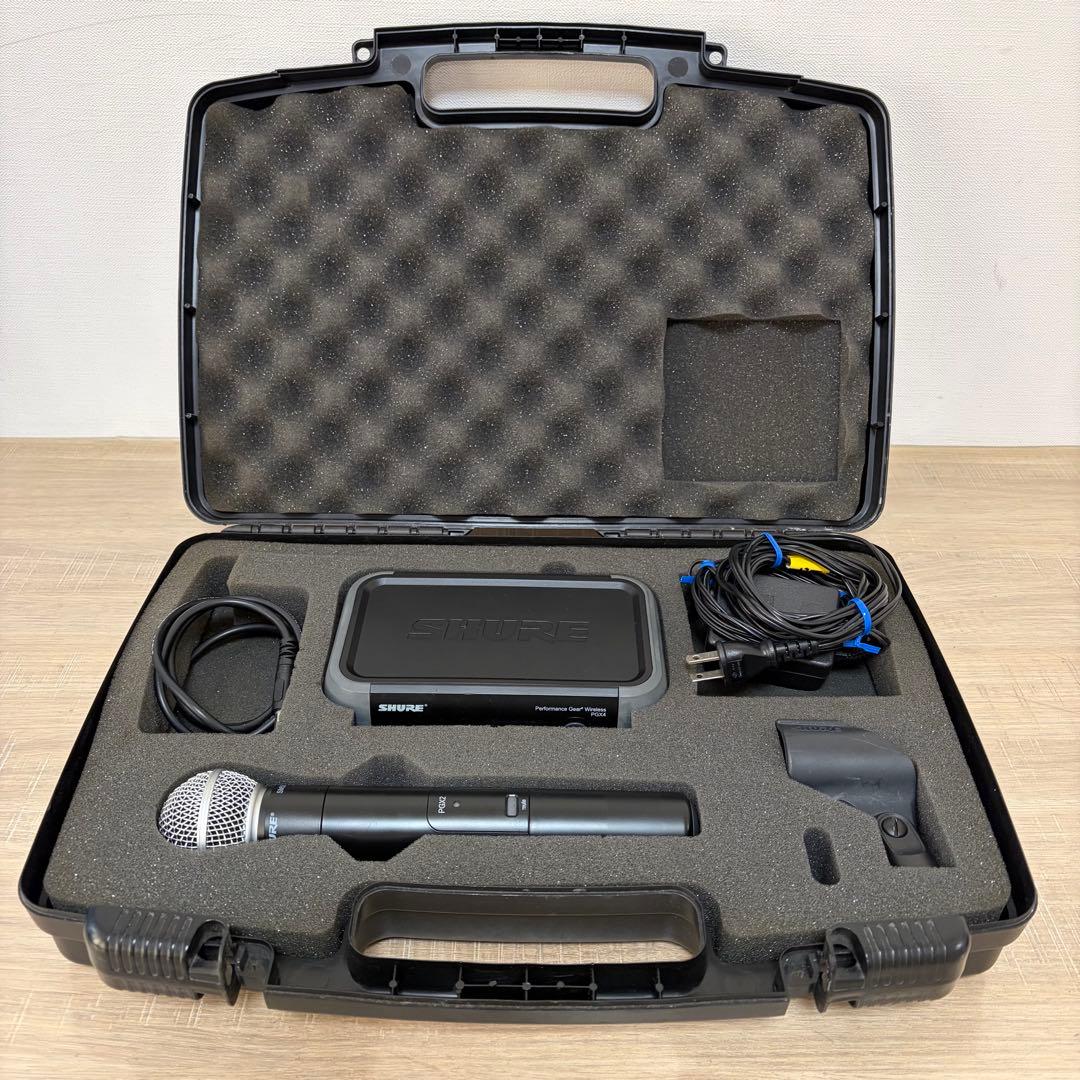 SHURE ワイヤレスマイクロフォンBETA58 受信機PGX4 ケース付