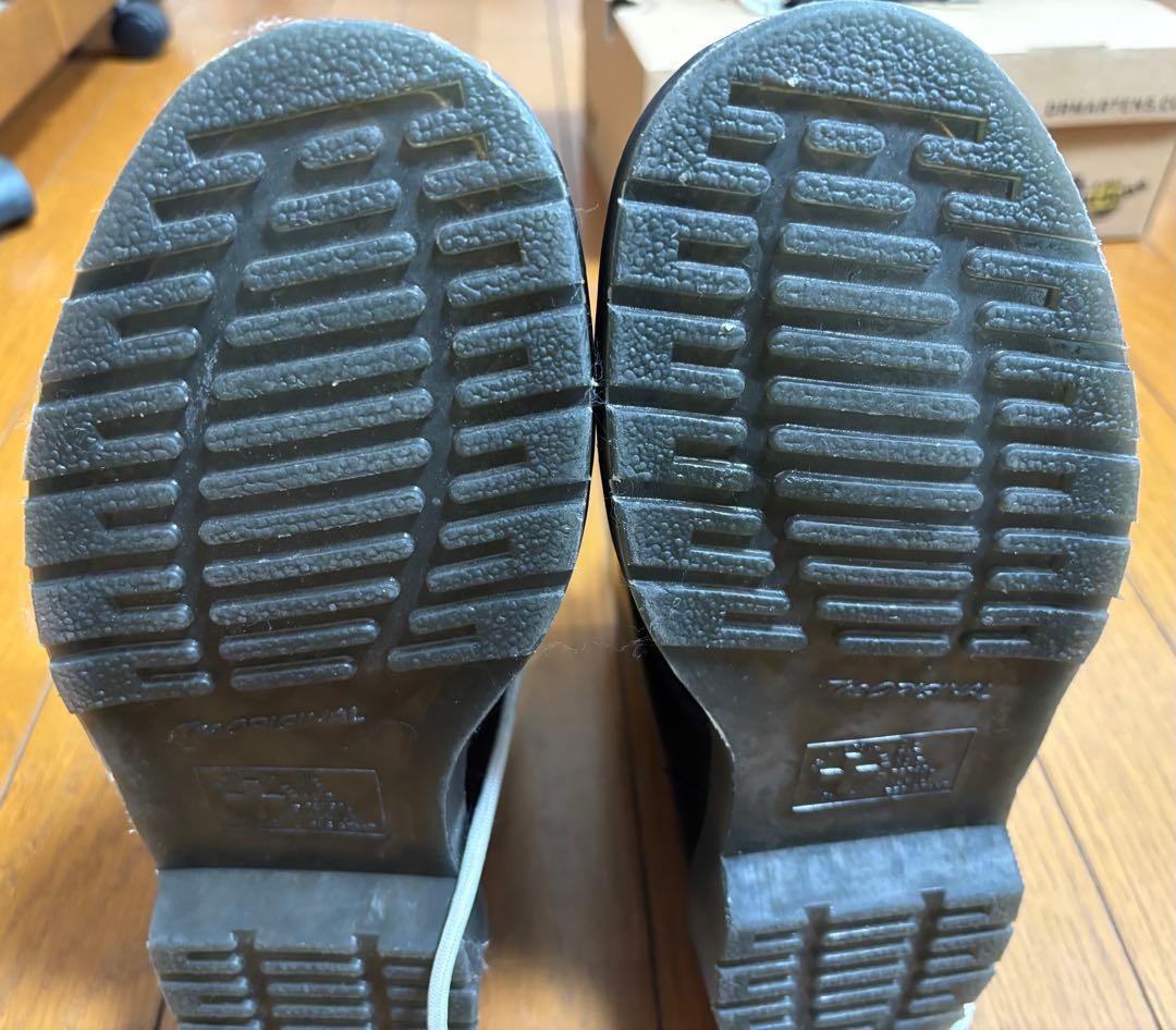 極美品！ドクターマーチン 8ホール ブーツ ホワイトステッチUK6 25cm