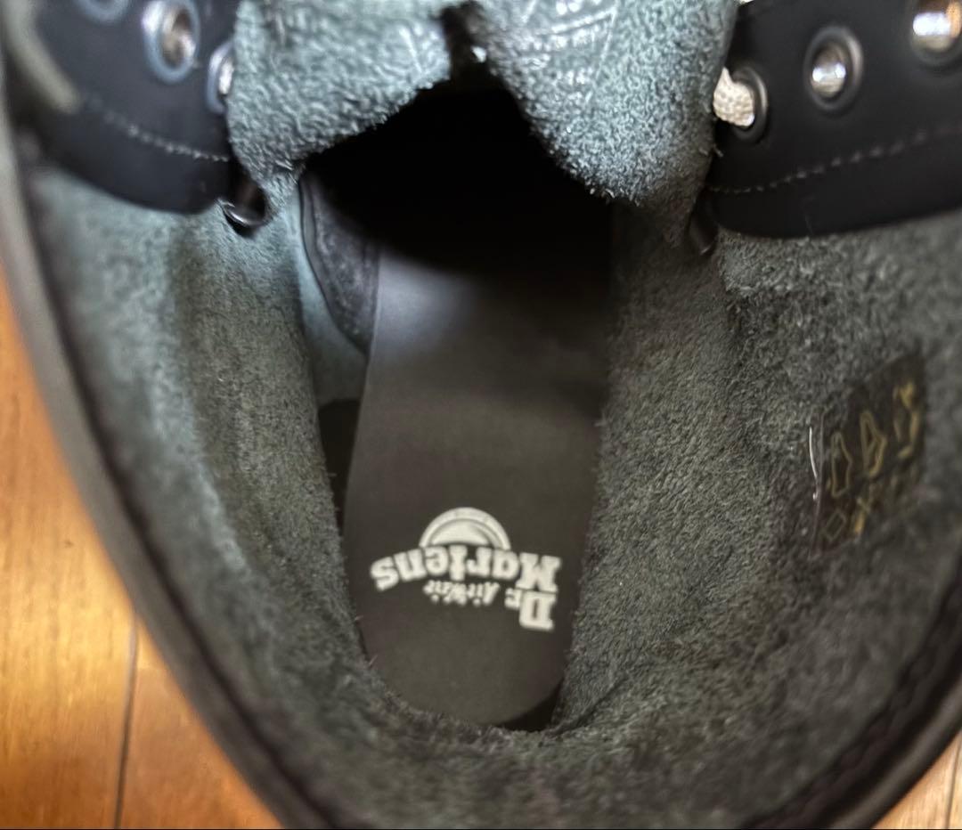 極美品！ドクターマーチン 8ホール ブーツ ホワイトステッチUK6 25cm