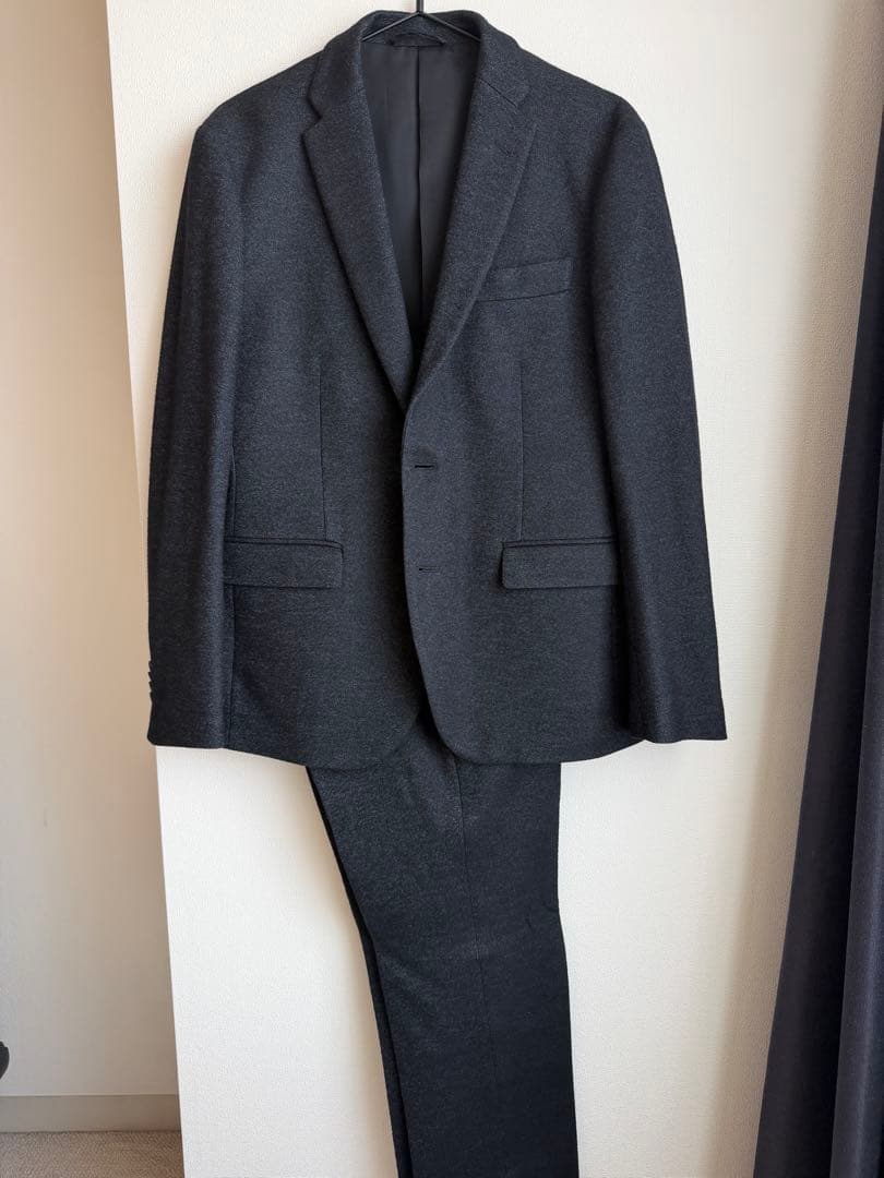 JOSEPH HOMME着用2.3回ダークグレーウールセットアップクリーニング済
