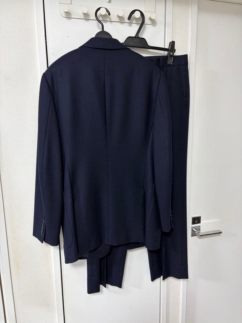Comoli ネイビーフランネルスーツ　size1