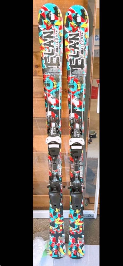 elan スキー板　130　 ブーツ23-35L セット売り