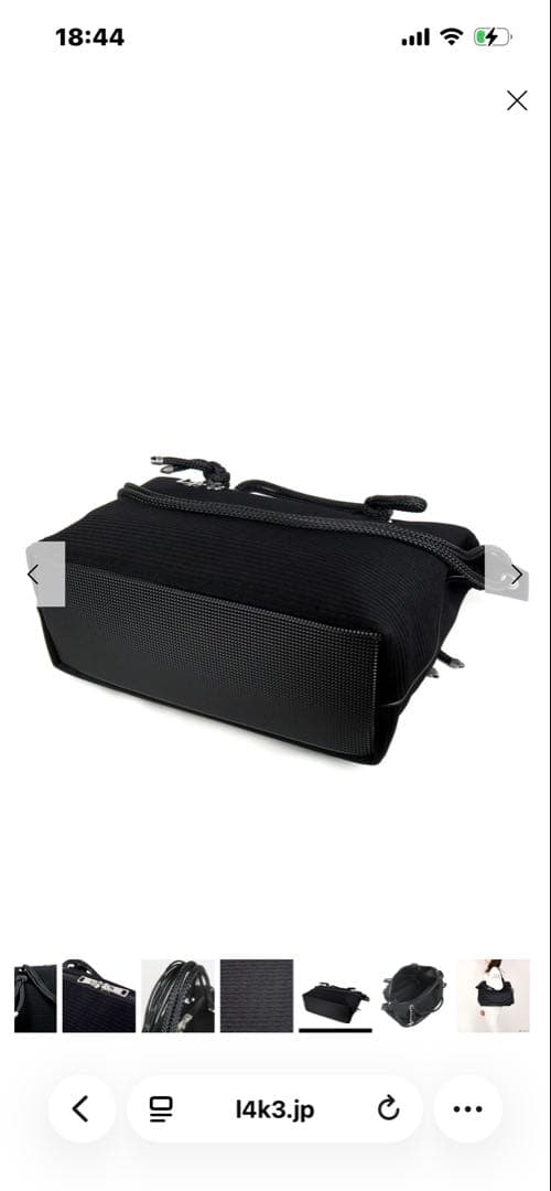 定価61,600円　l4k3 QUEEN LAKE バッグ　ブラック