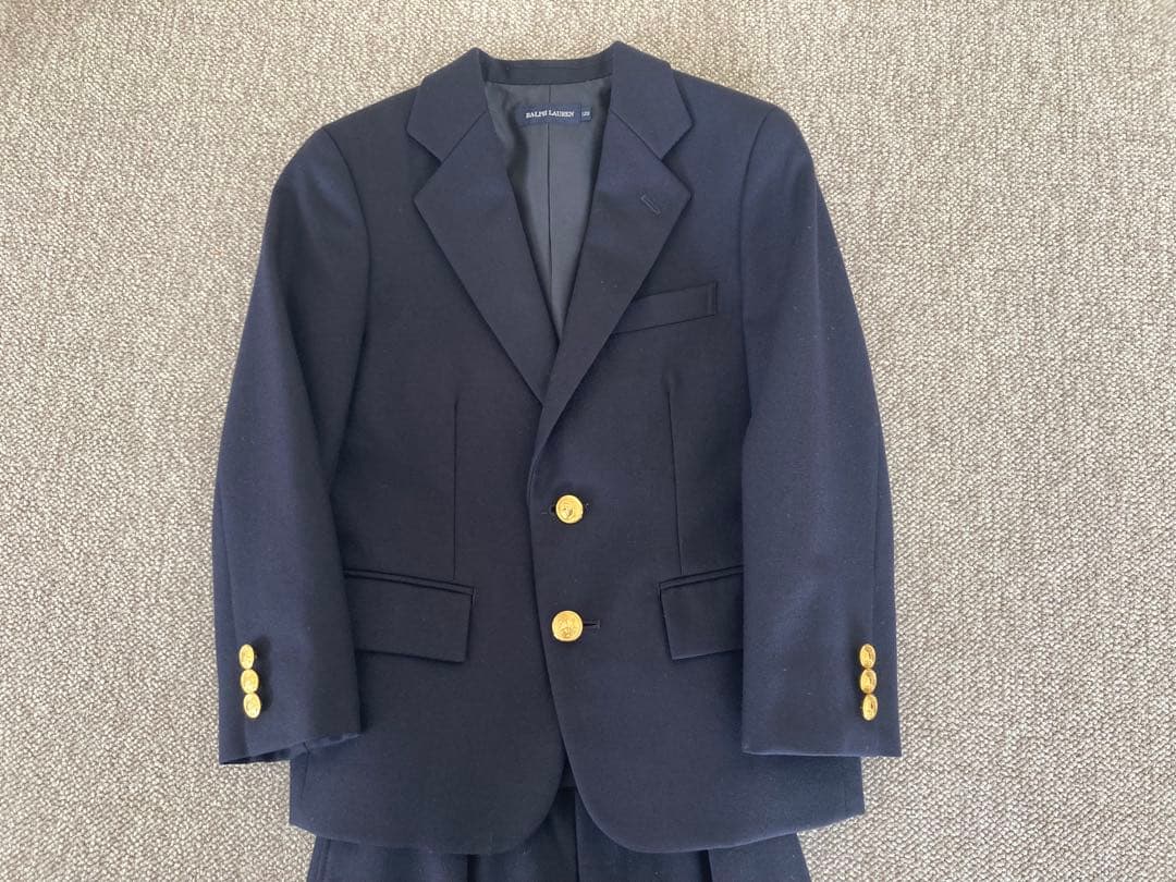 【極美品】ラルフローレン スーツセットアップ 120cm ネイビー