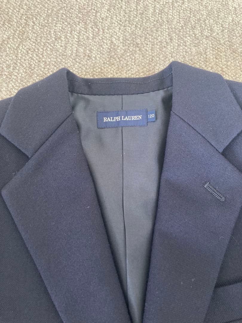 【極美品】ラルフローレン スーツセットアップ 120cm ネイビー