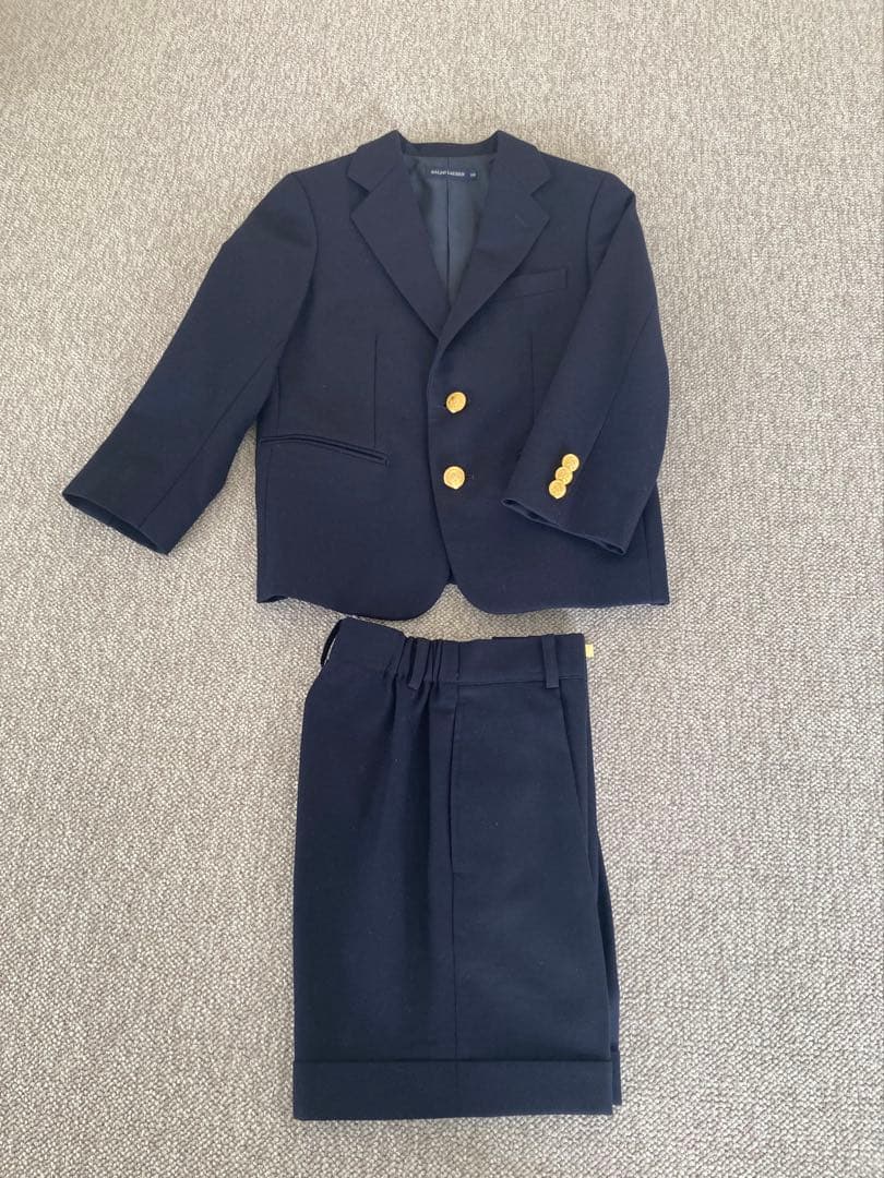 【極美品】ラルフローレン スーツセットアップ 120cm ネイビー