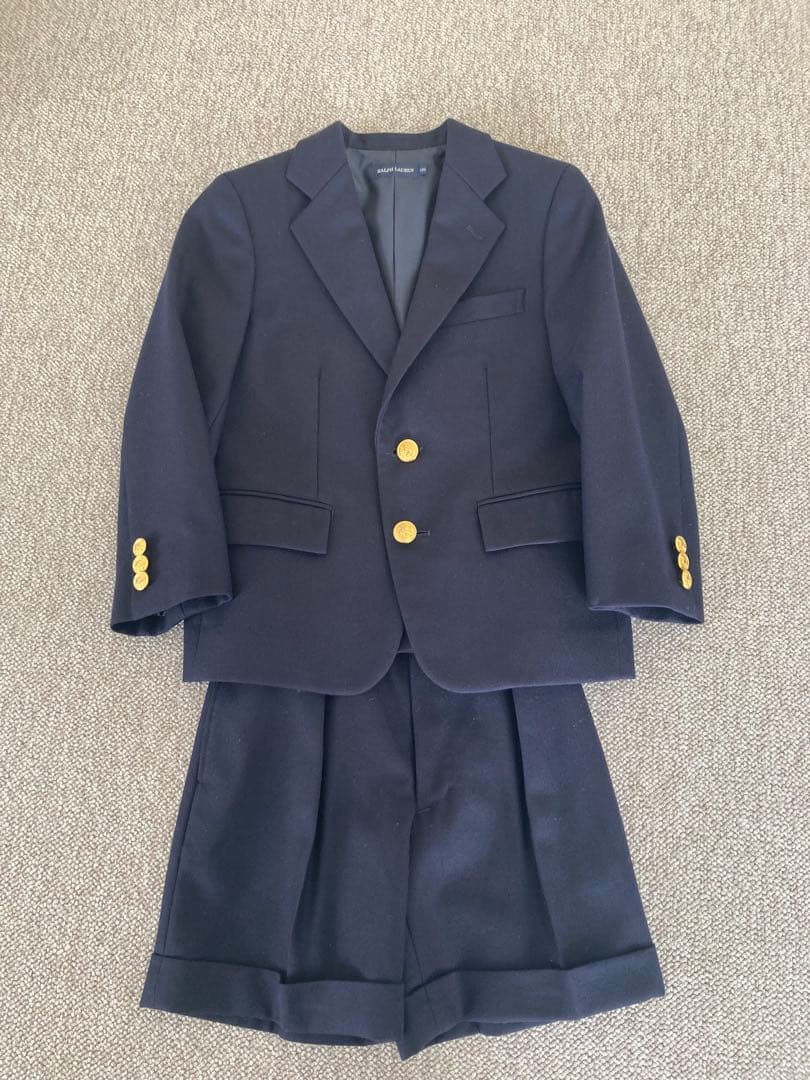 【極美品】ラルフローレン スーツセットアップ 120cm ネイビー