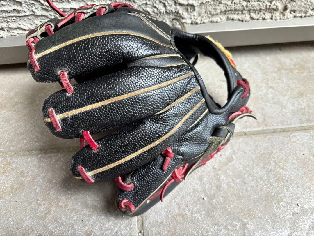 ウィルソントレーニンググラブ　野球硬式　革紐カスタム品