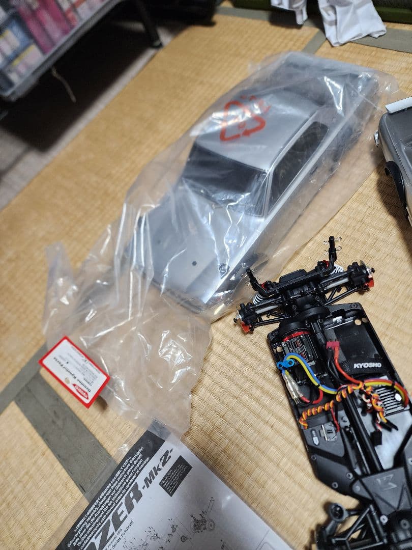 京商　フェザーMark2　ハコスカ　メカ付(受信機プロポ無し)中古、短期出品