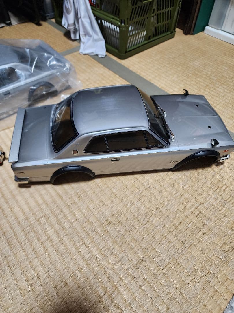 京商　フェザーMark2　ハコスカ　メカ付(受信機プロポ無し)中古、短期出品