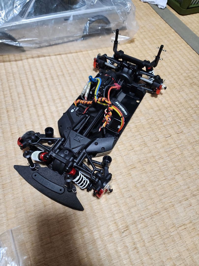 京商　フェザーMark2　ハコスカ　メカ付(受信機プロポ無し)中古、短期出品