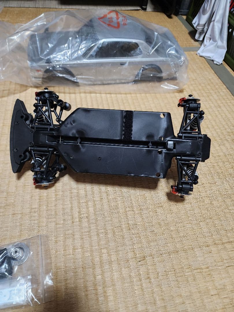 京商　フェザーMark2　ハコスカ　メカ付(受信機プロポ無し)中古、短期出品