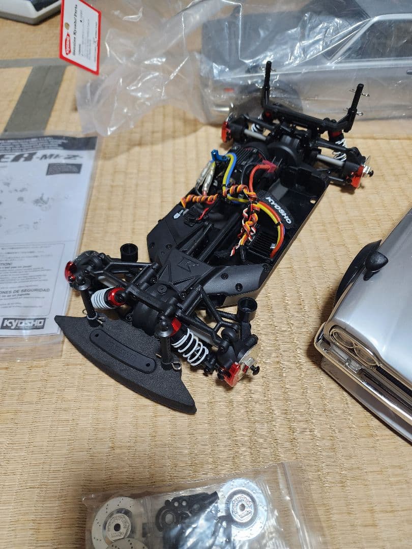 京商　フェザーMark2　ハコスカ　メカ付(受信機プロポ無し)中古、短期出品