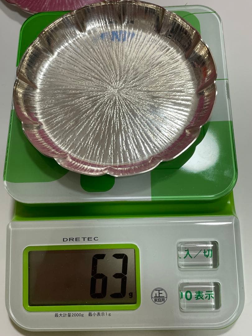 銀製銘々皿　６枚　アンティーク