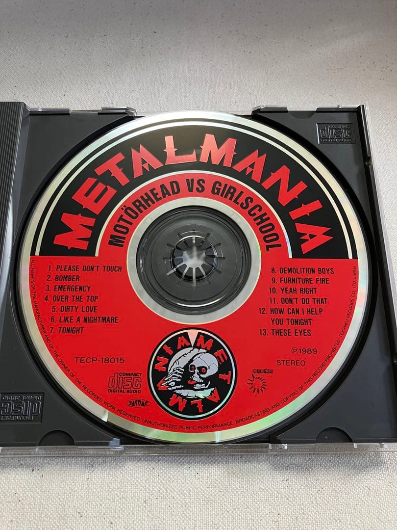 【盤質良好】 「モーターヘッド VS ガールスクール」 セル版 帯付き