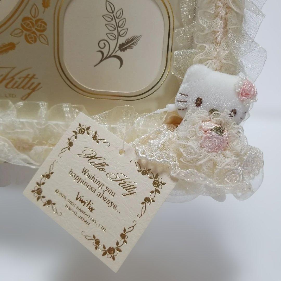 Vivitix　キティ　ウェディング　フォトフレーム　イーゼル付き　2001年