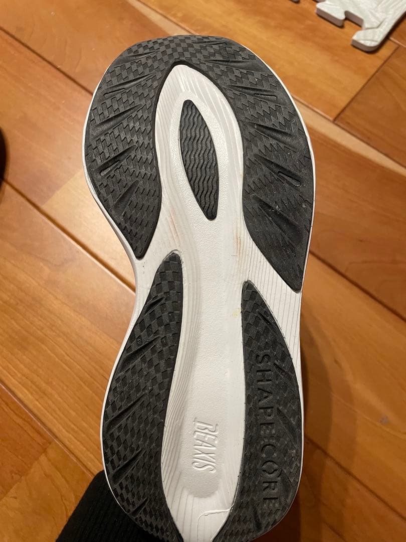 シェイプコアスニーカー BEAXISビーアクシス23.5-24.0cmホワイト）