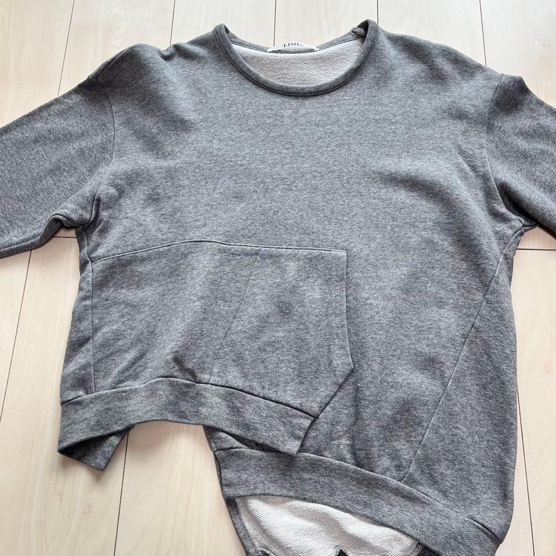 LIMI feu リミフゥ ヨウジヤマモト 変形 スウェット トレーナー