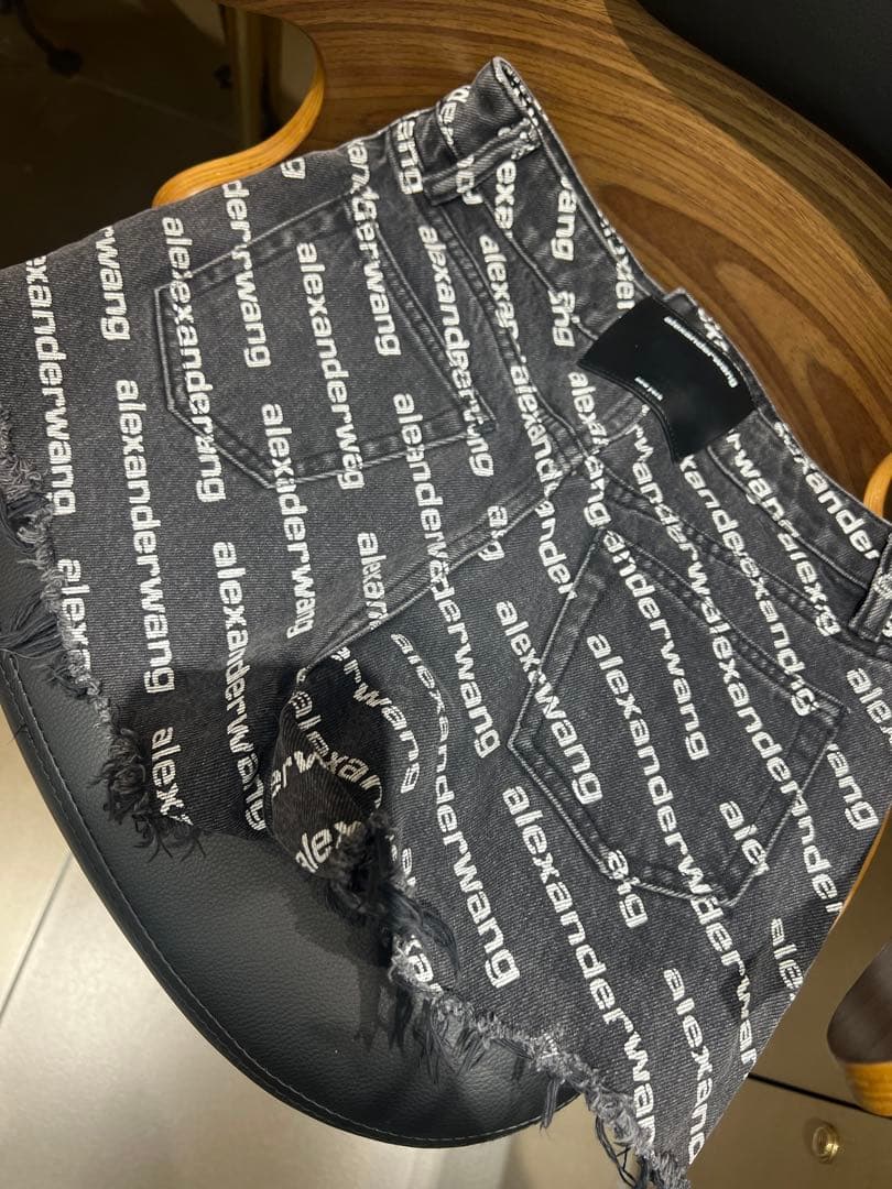 Alexander Wang アレキサンダーワン デニムショートパンツ ブラック