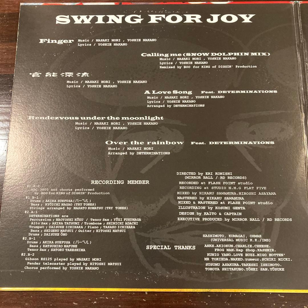SWING FOR JOY EGO-WRAPIN' エゴラッピン　スイング　LP