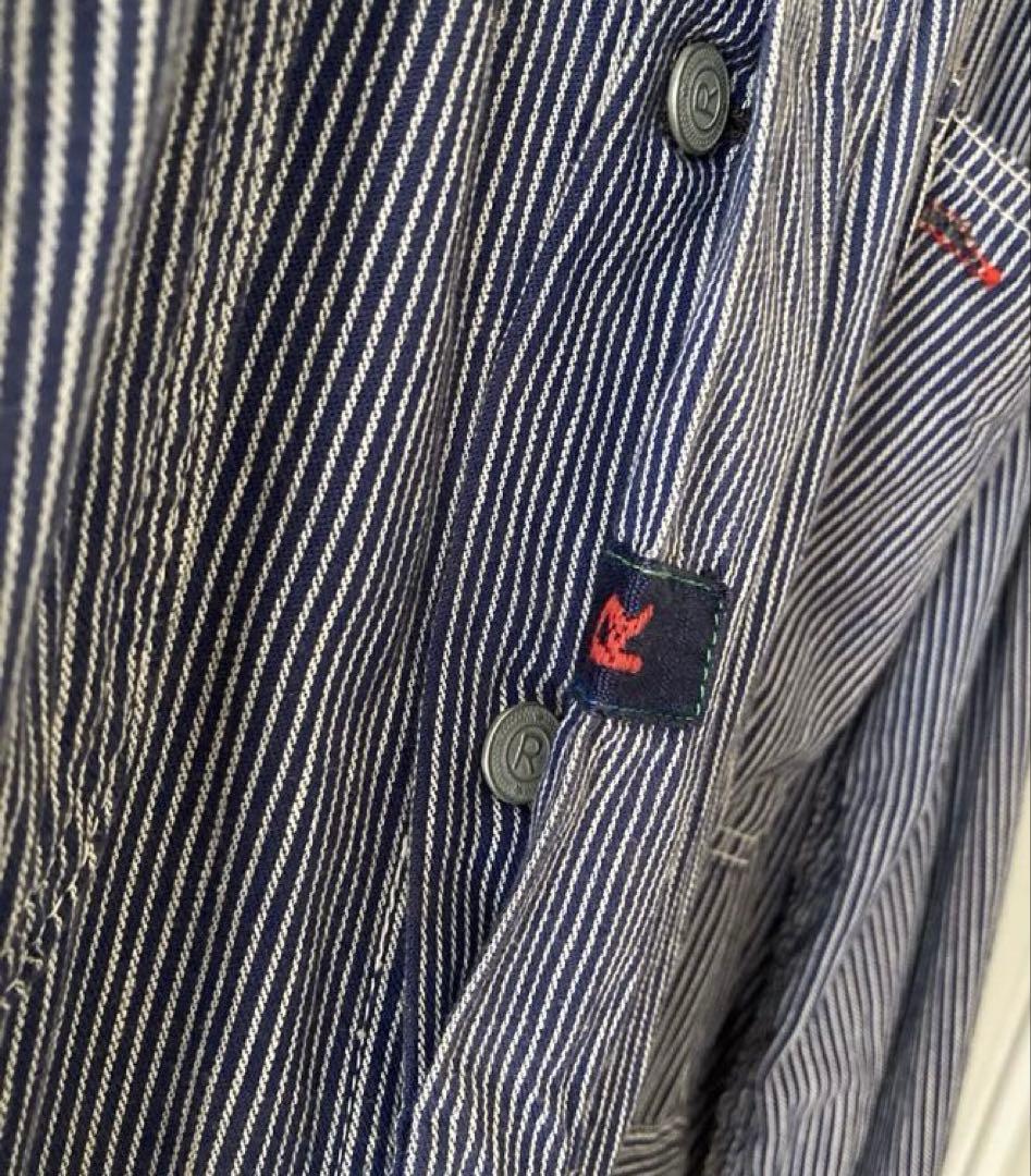 45rpm ヒッコリー つなぎ オールインワン