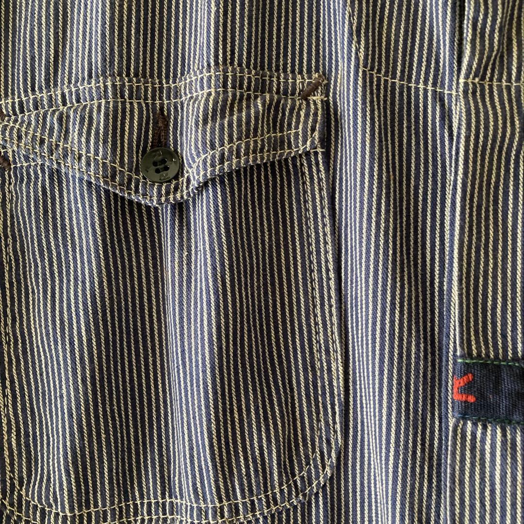 45rpm ヒッコリー つなぎ オールインワン