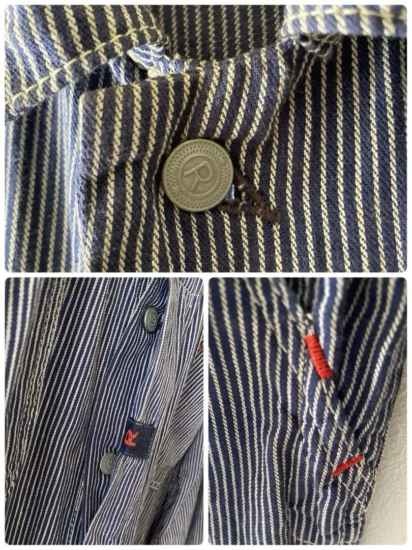 45rpm ヒッコリー つなぎ オールインワン