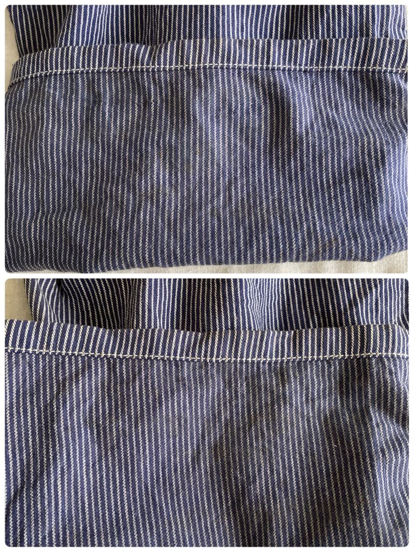 45rpm ヒッコリー つなぎ オールインワン