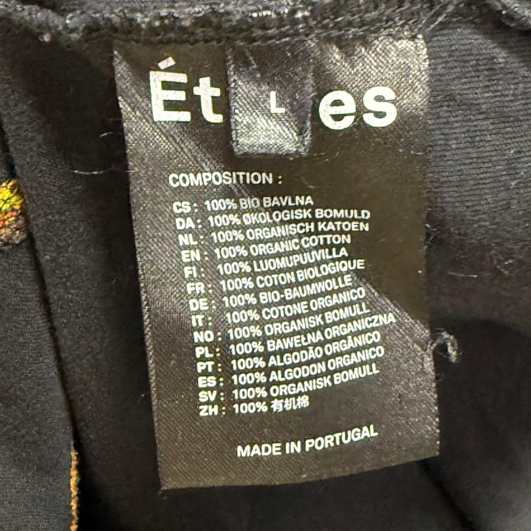 トップス 549 Etudes Spirit Flaming Flame LS Black