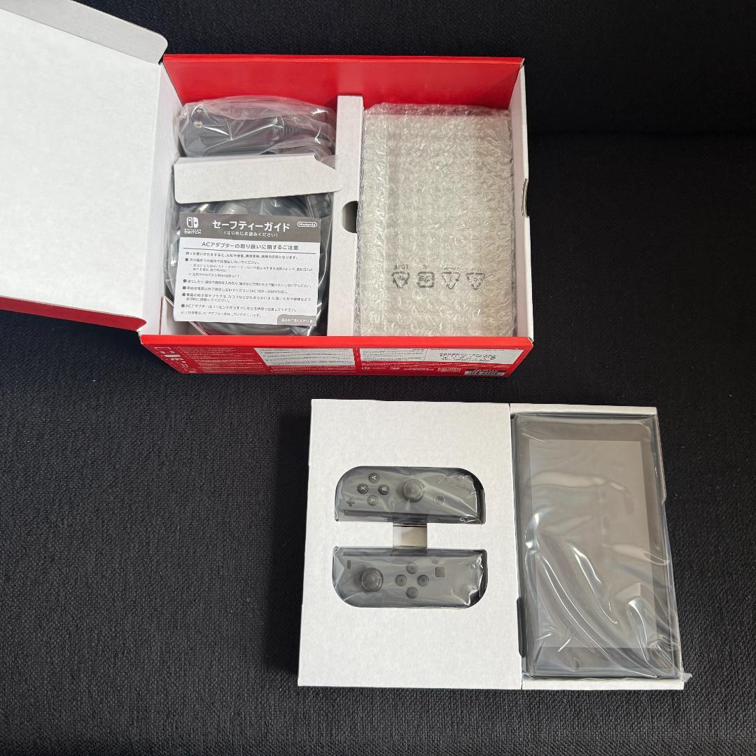 【新品未使用】Nintendo Switch グレー 現行モデル 新パッケージ