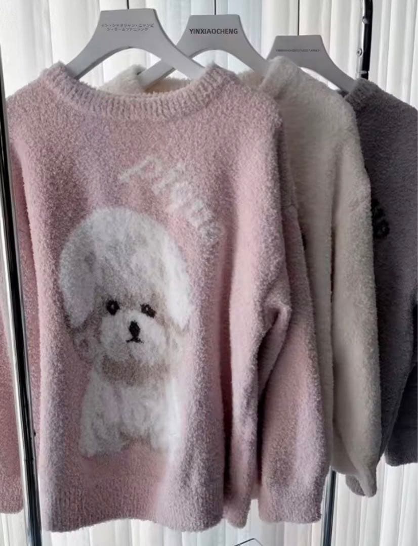 新品！ジェラピケお好きな方に！ビションプルオーバーふわもこパジャマ上下セット