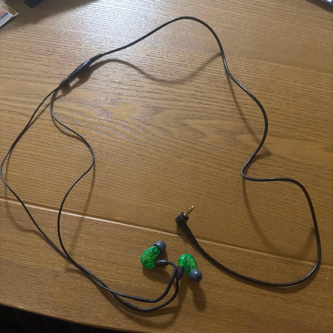 【希少美品】SHURE SE215SPE-GN-A イヤホン グリーン 限定