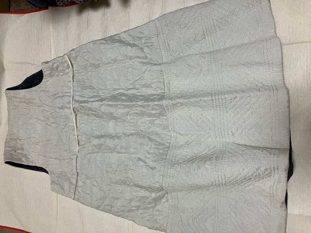 45R 刺し子のロングベスト