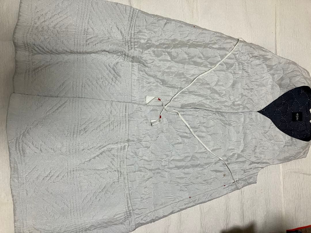 45R 刺し子のロングベスト