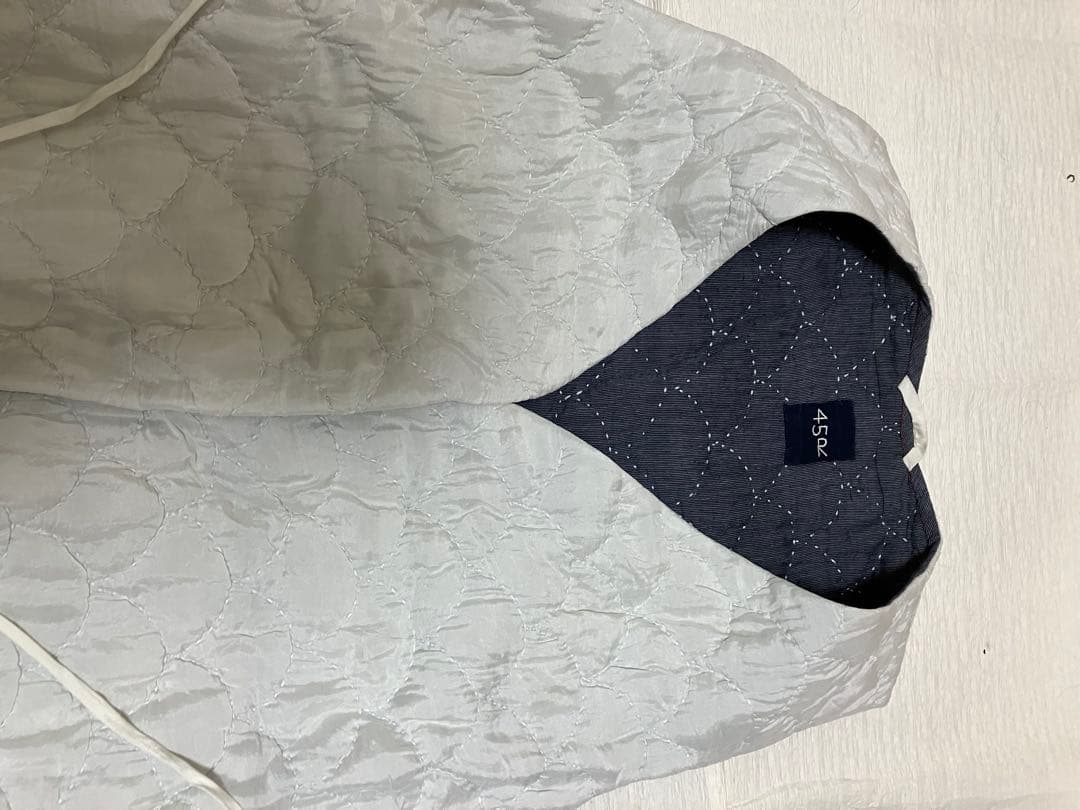 45R 刺し子のロングベスト