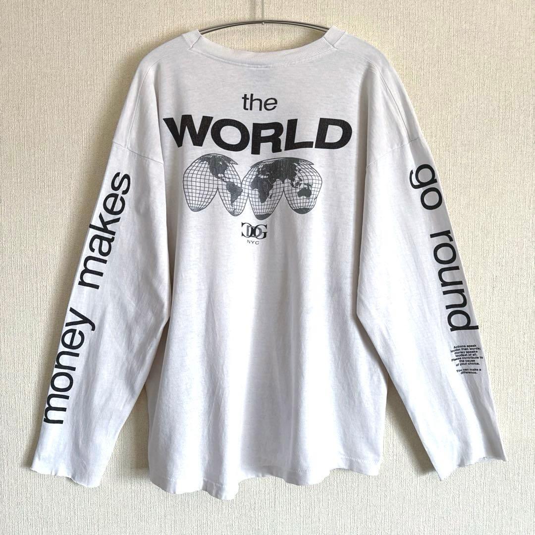 CG DESIGN　長袖カットソー　90sビンテージ　USA製　XLサイズ