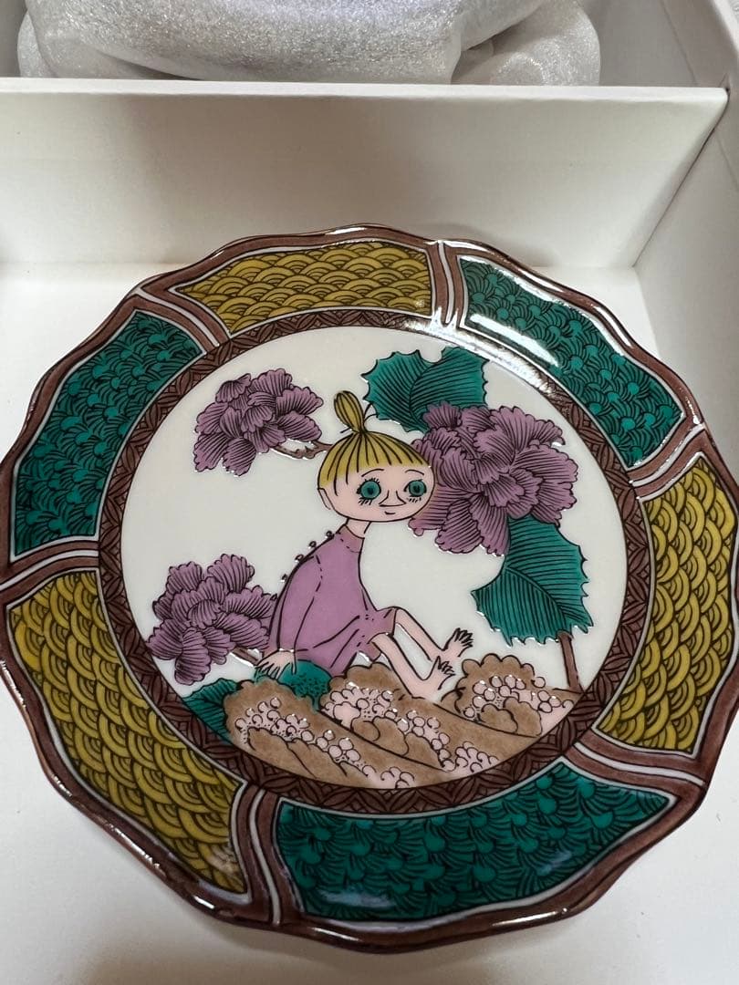 ムーミン 小皿 5枚セット アマブロ　九谷焼