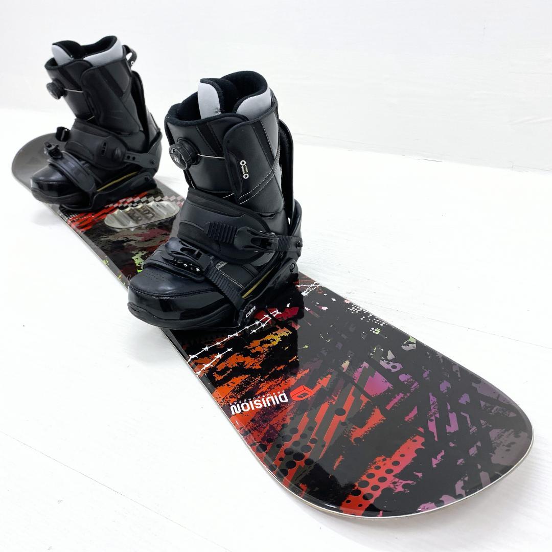 DIVISION メンズ スノーボード スノボー セット 152cm 26cm