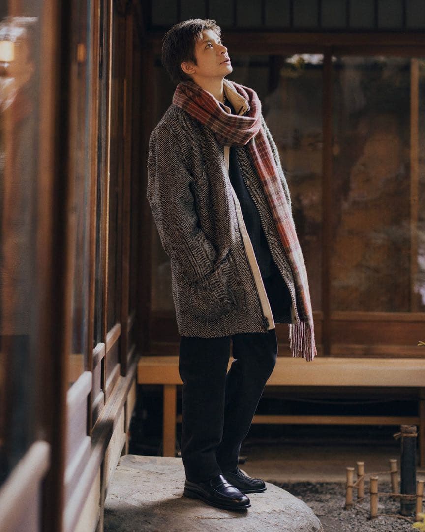 BANANA REPUBLIC チェックマフラー