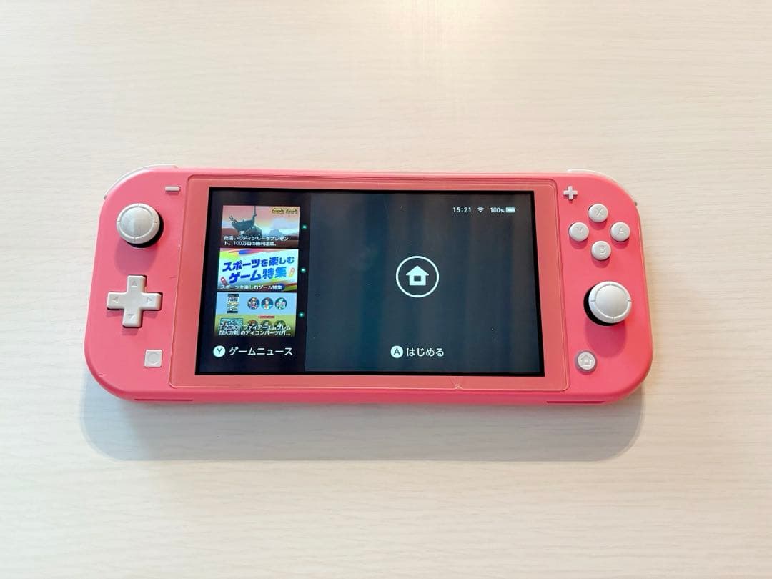 Nintendo Switch light　コーラルピンク