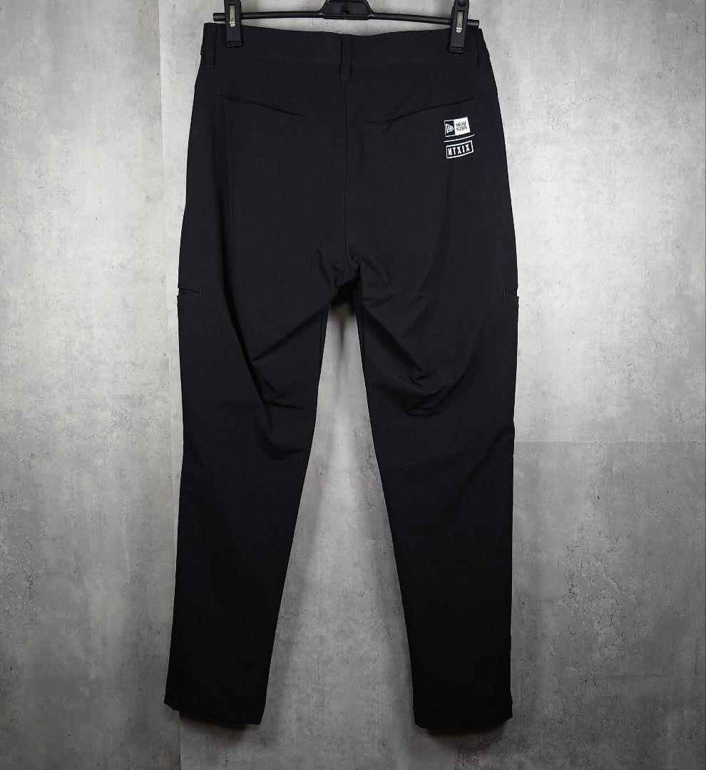 テーパード ストレッチパンツ MTXIX 田中将大 ボックスロゴ サイズS　黒