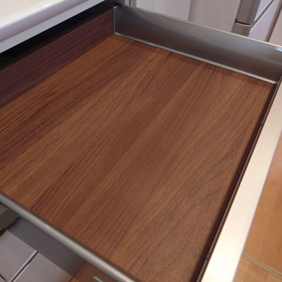 美品 ★ Pamouna ★ 食器棚 シルキーアッシュ 幅140cm ハイタイプ