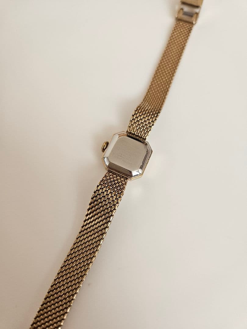 美品✨CITIZEN シチズンkii ゴールド ピンク華奢 ミニ時計 オクタゴン