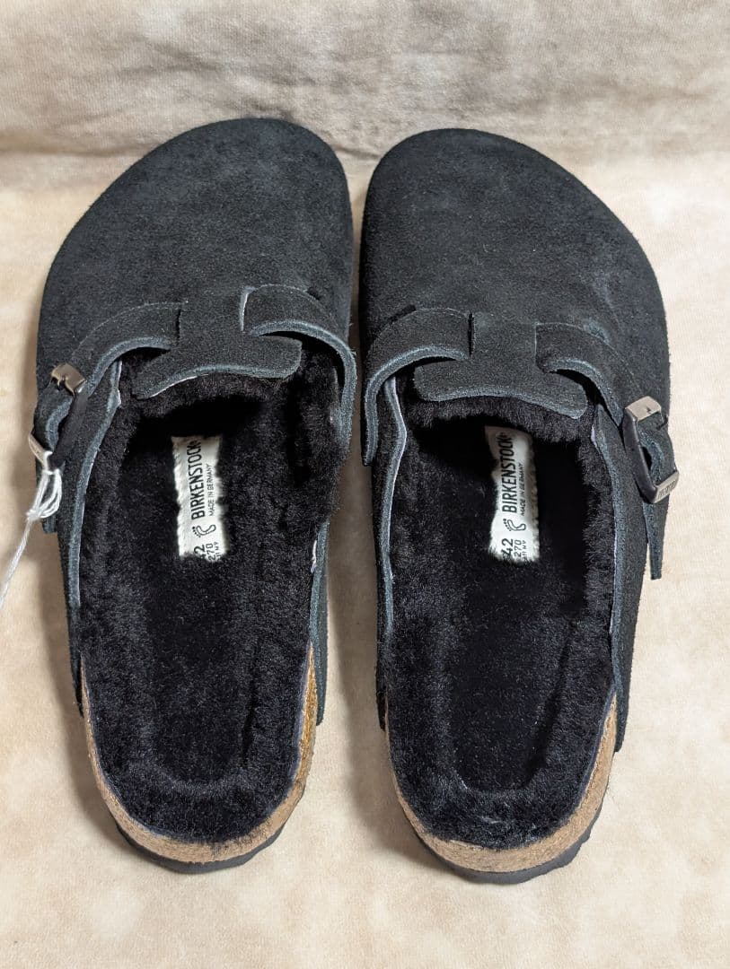 【未使用品】BIRKENSTOCK ボストンファー