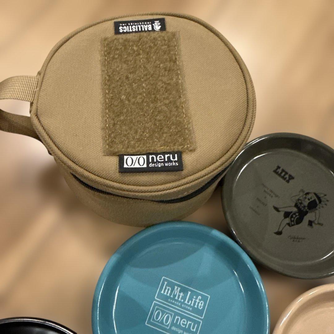 ネルデザイン　kozara no case kozara５枚　シェラカップ４個