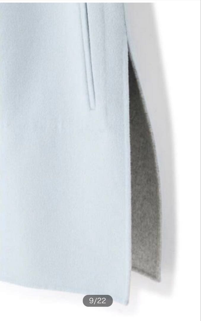 ADORE アドーア　２ＴＯＮＥリバーⅡジャケット　ブルーXトップグレー　36