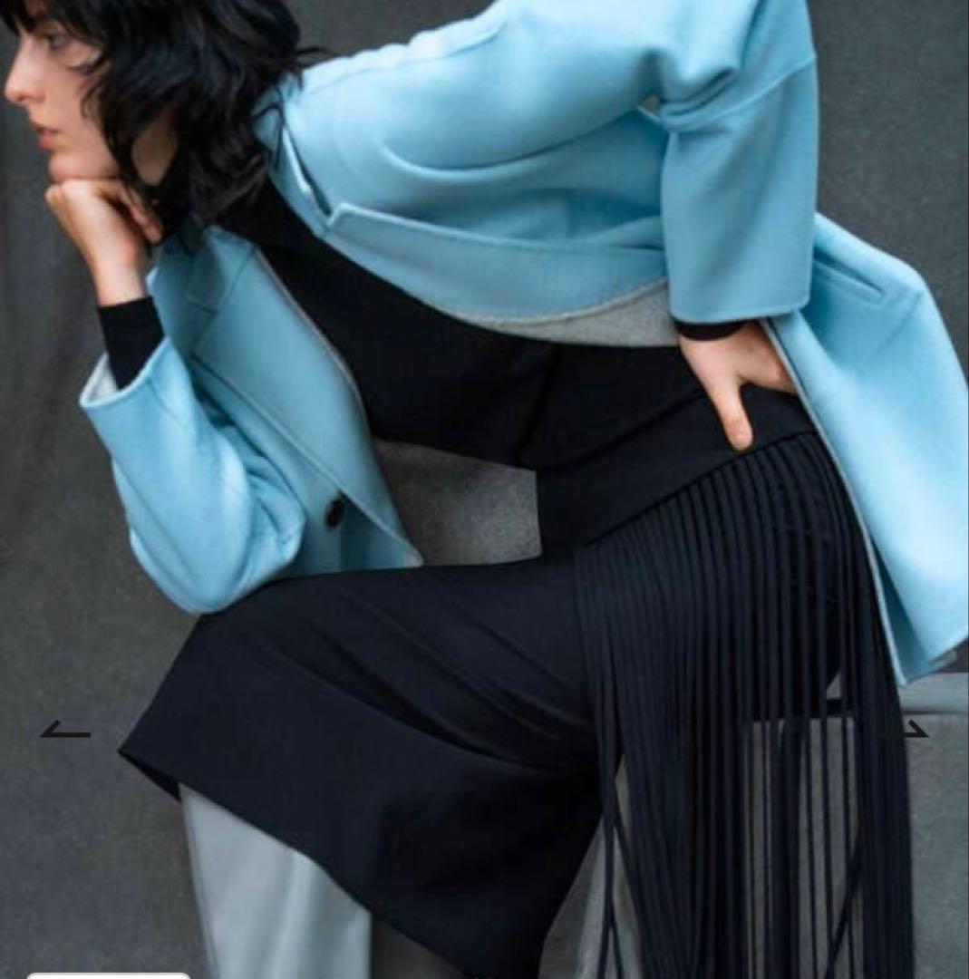 ADORE アドーア　２ＴＯＮＥリバーⅡジャケット　ブルーXトップグレー　36